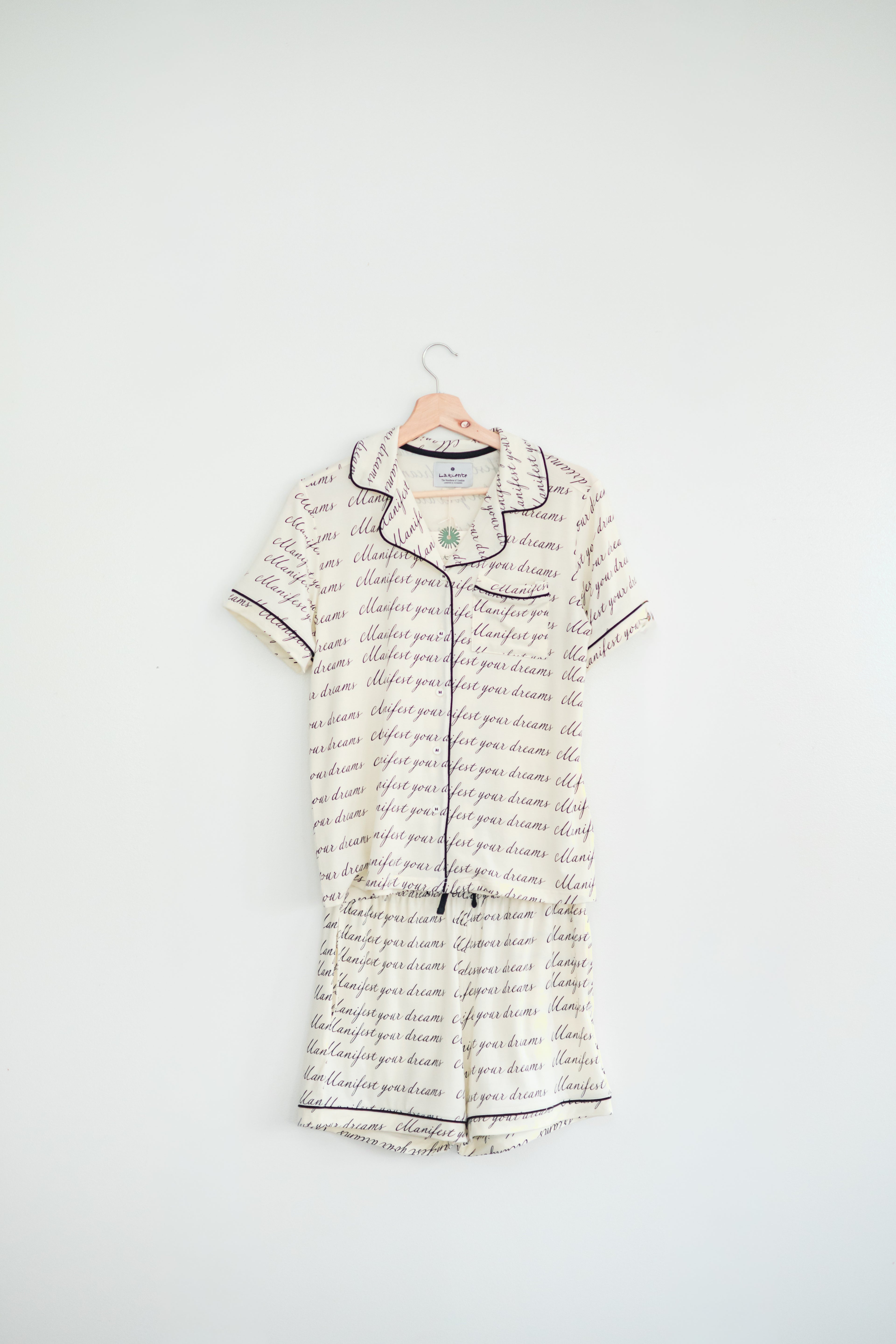 Manifest your Dreams Short Sleeve Top & Short Set