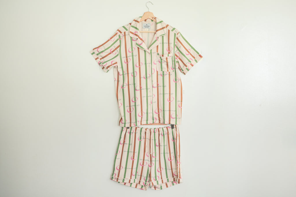Life is Better in PJ’s - Short Sleeve & Shorts Set