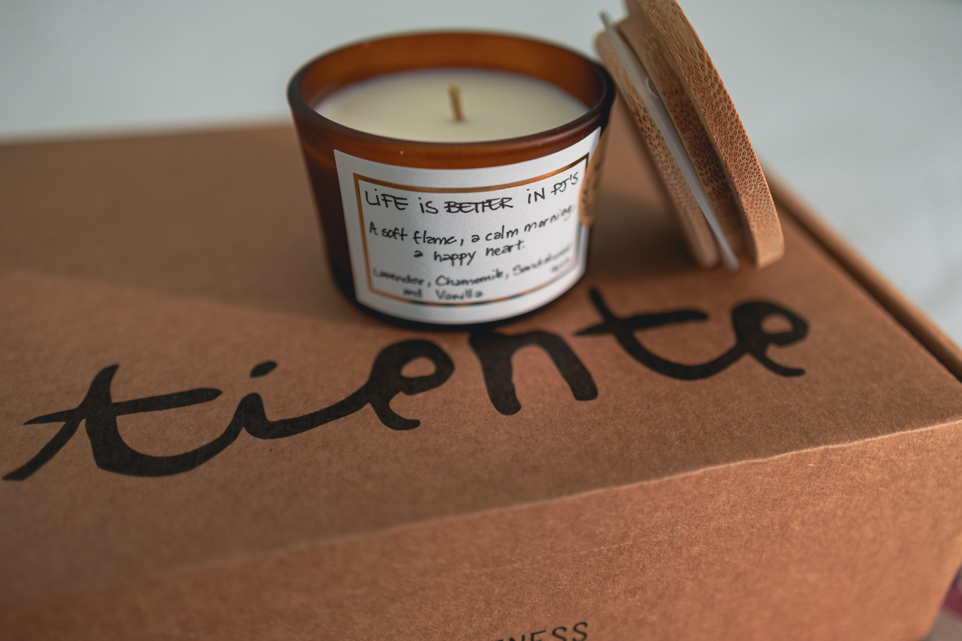 The Gift Set- Life is Better in PJ's Short Sleeve Set x Candle