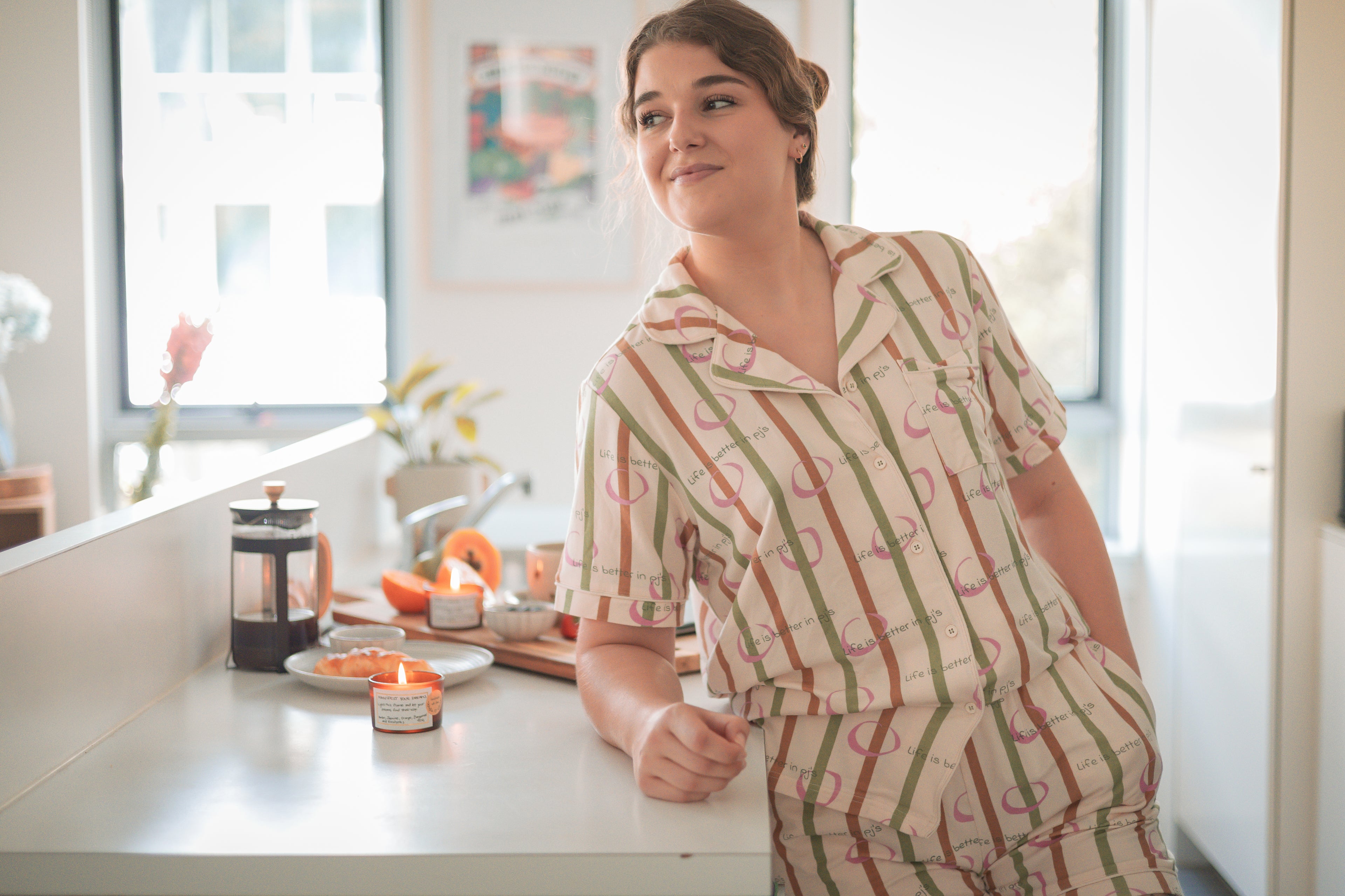 Life is Better in PJ’s - Short Sleeve & Shorts Set