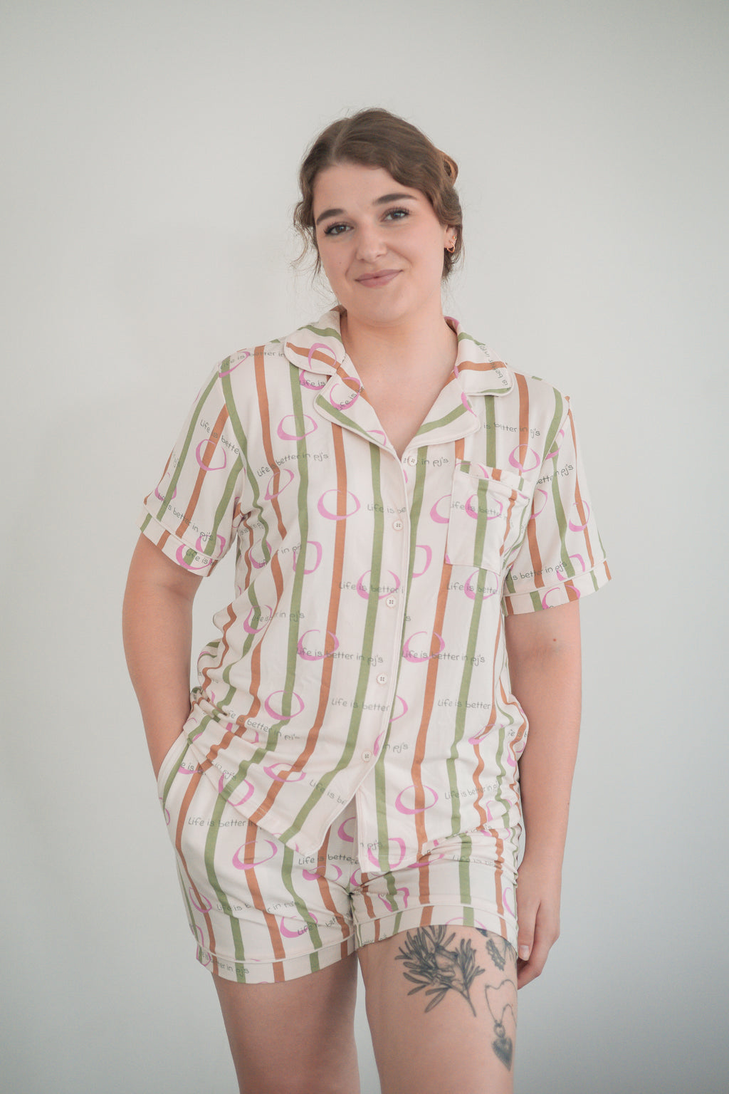 Life is Better in PJ’s - Short Sleeve & Shorts Set