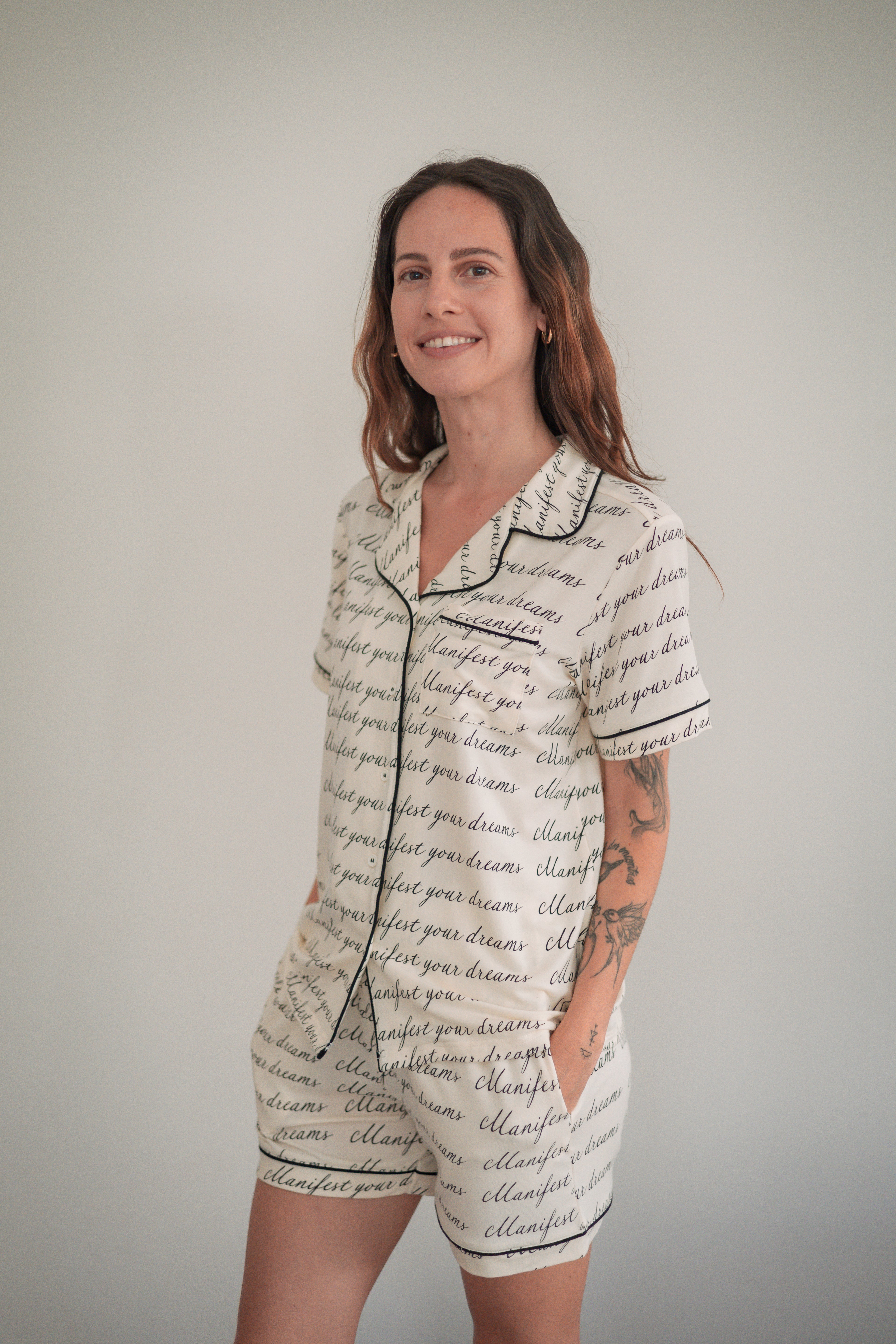 Manifest your Dreams Short Sleeve Top & Short Set