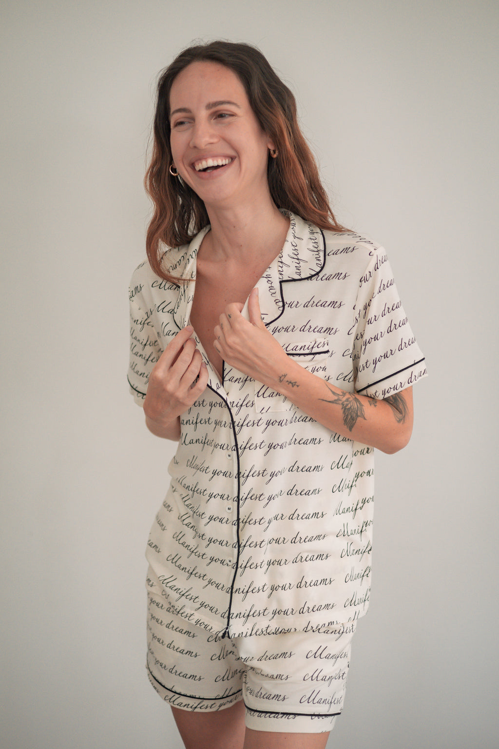 Manifest your Dreams Short Sleeve Top & Short Set