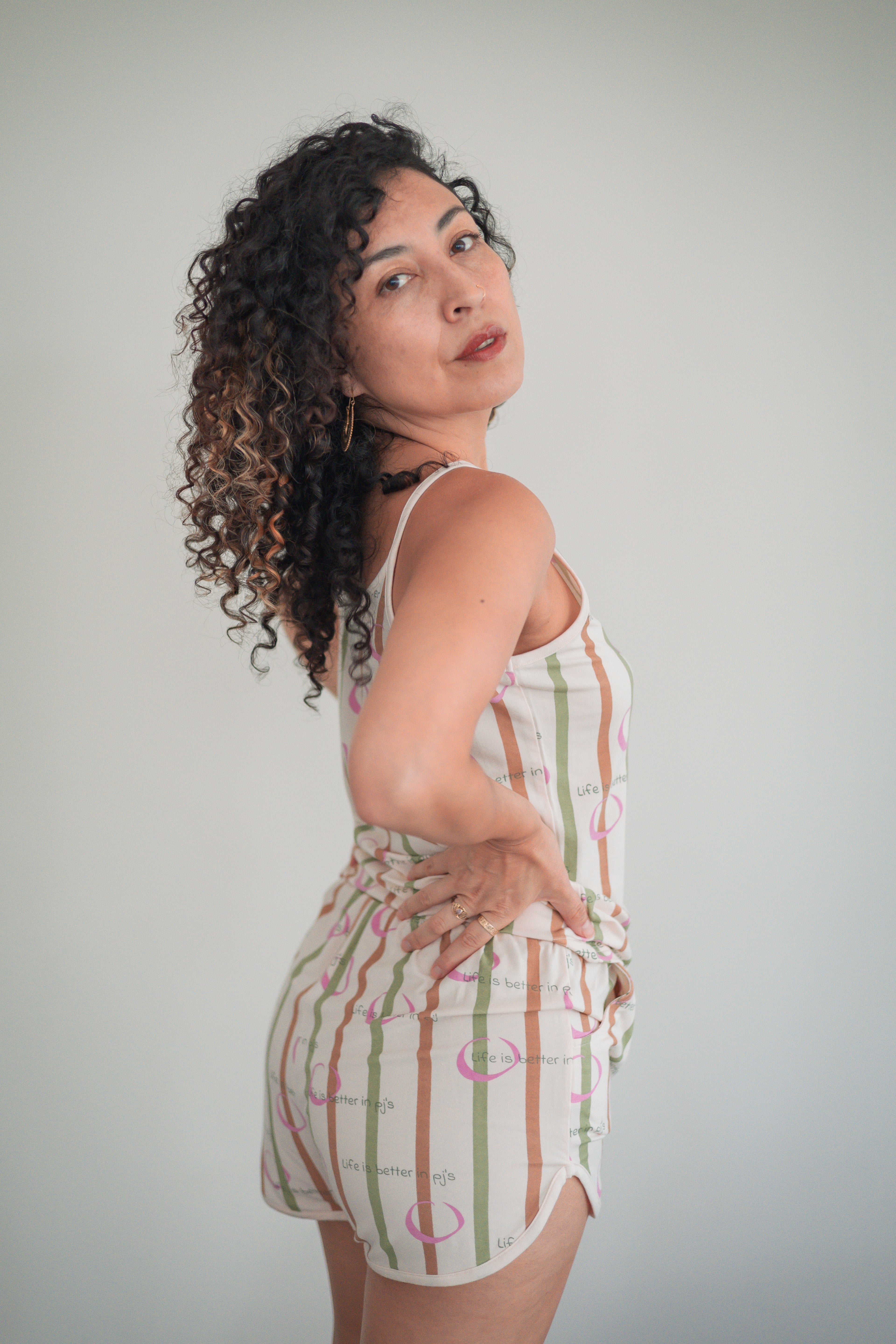 Life is Better in PJ’s, Singlet & Shorts Set