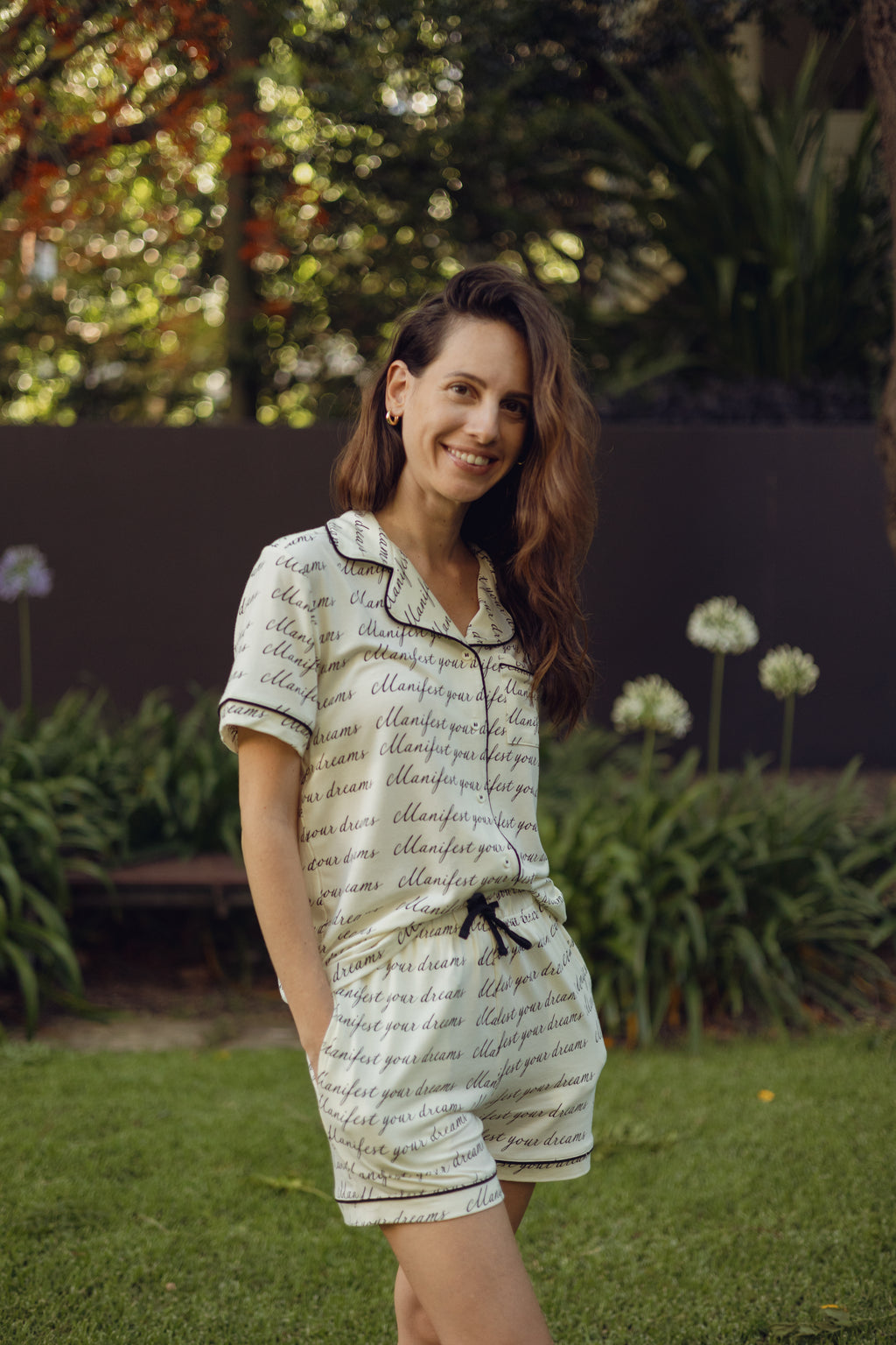 Manifest your Dreams Short Sleeve Top & Short Set